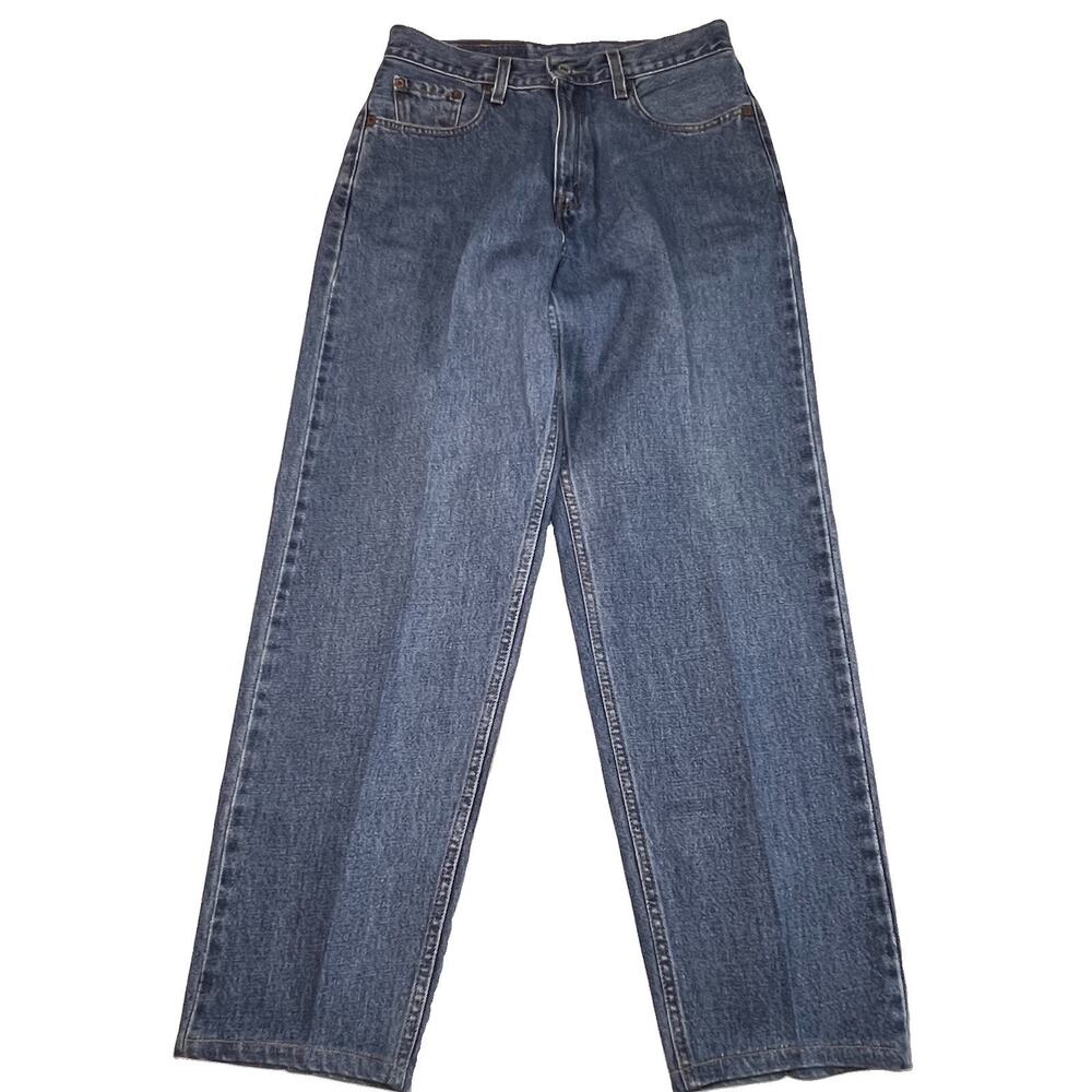 Levis 560 Loose Fit Straight Leg Jeans Womens Size 8 M 28x28 HEMMED Y2K Mom VTG